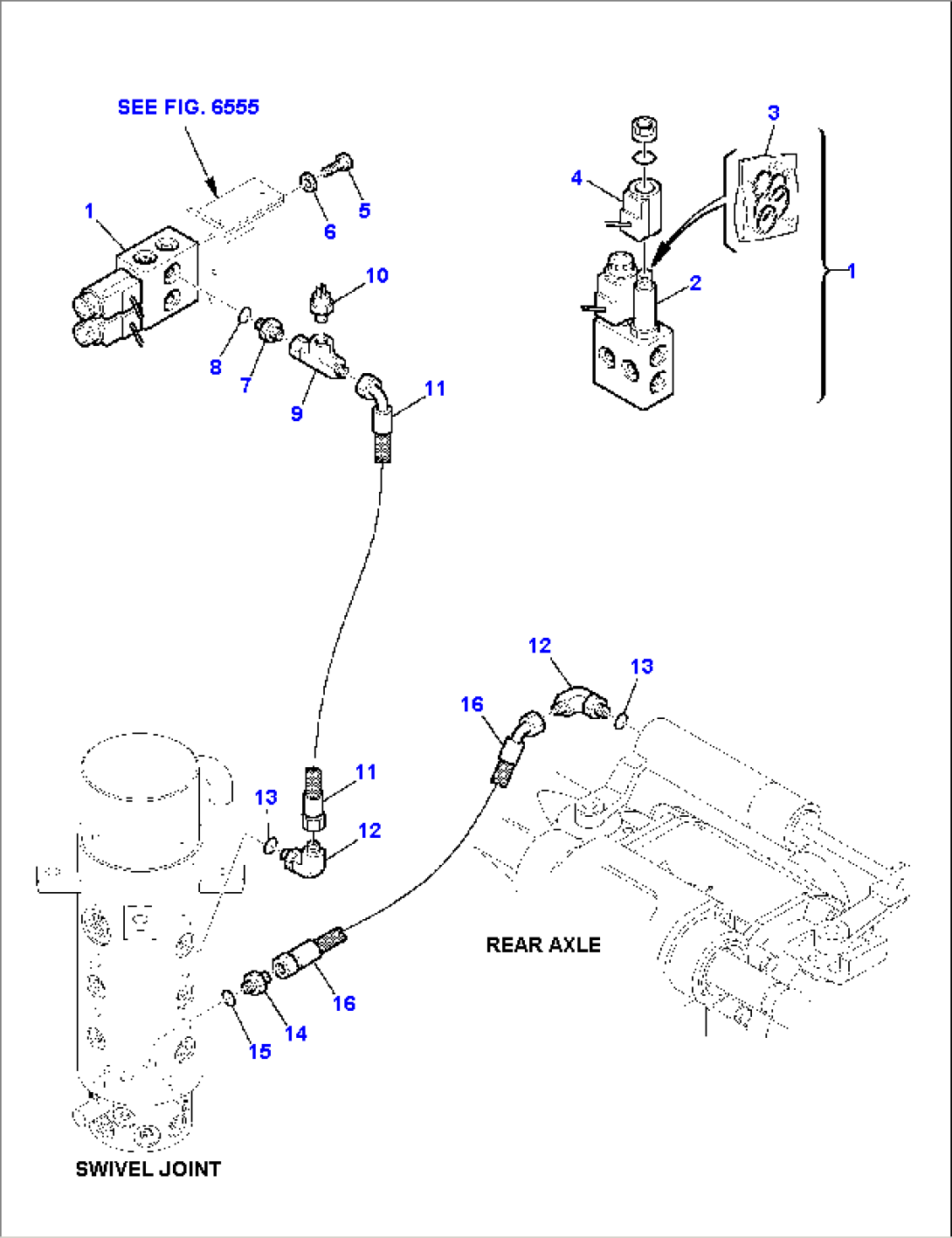 HYDRAULIC PIPING (PARKING BRAKE LINE)