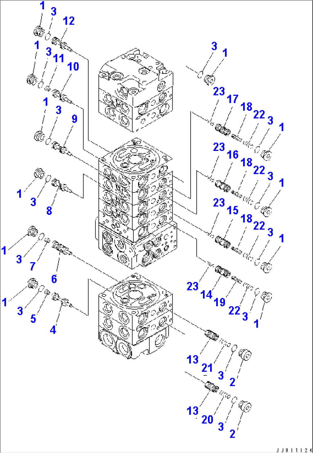 MAIN VALVE (9-VALVE) (11/22)