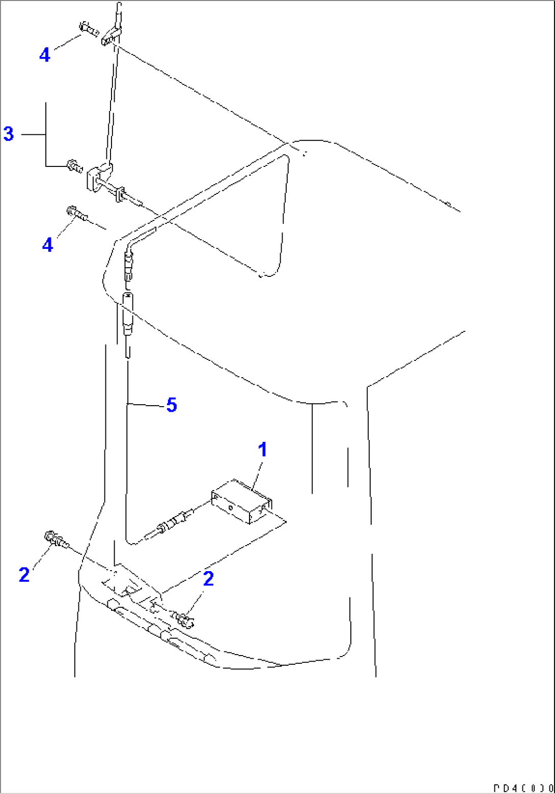 ROPS CAB (ANTENNA AND RADIO)