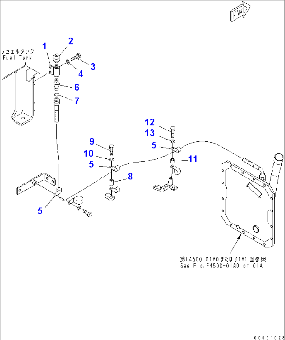 TORQUE CONVERTER AND TRANSMISSION MOUNTING PARTS (FINAL DRIVE BREATHER)