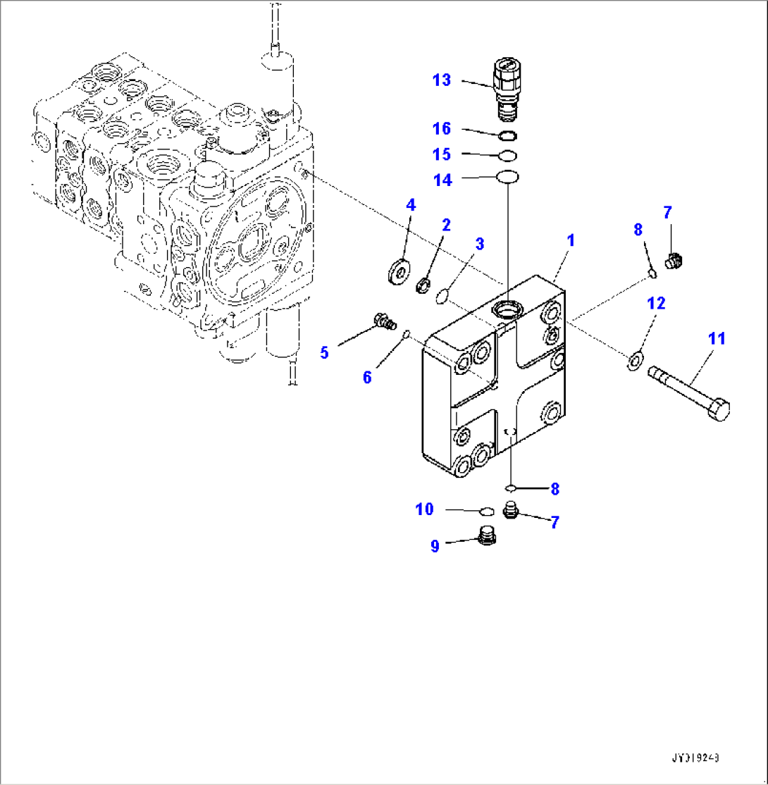 Fender Group, Control Valve, 4-Valve (11/11) (#80001-)