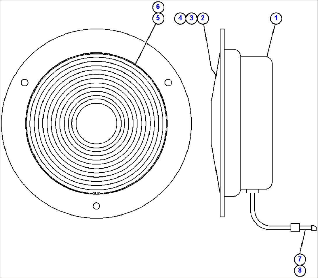 LADDER LIGHT ASSEMBLY (TZ2413)