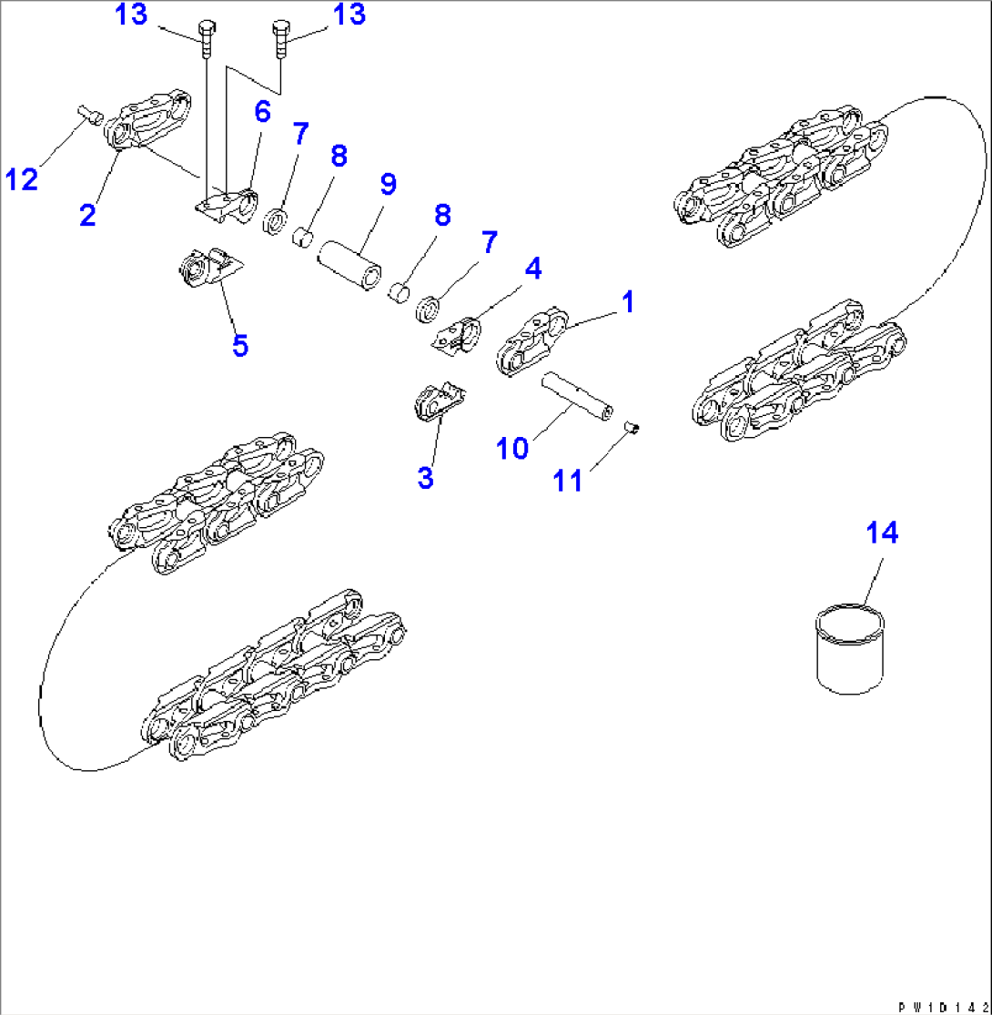 TRACK LINK (FOR TRIMMING)