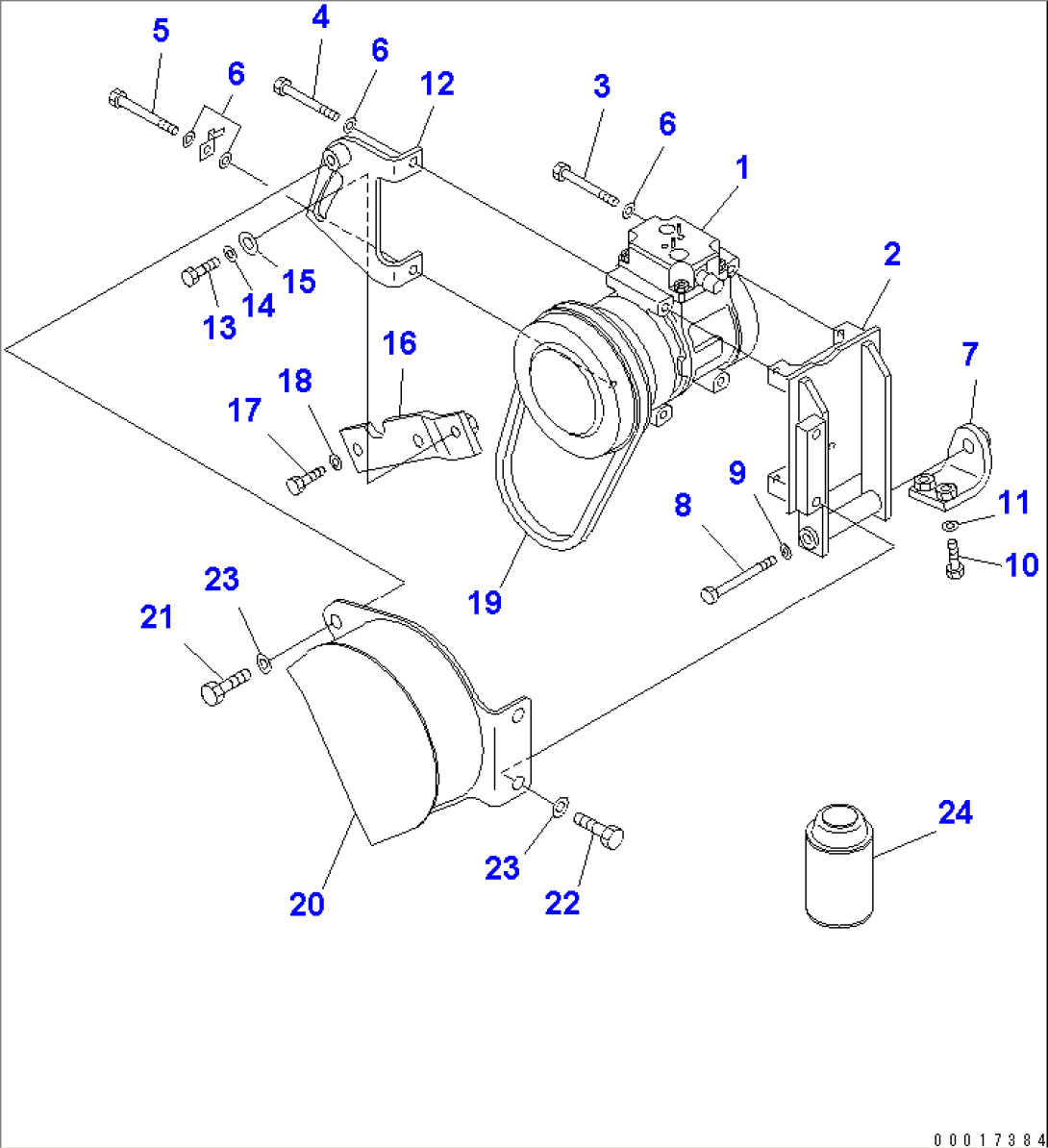 AIR CONDITIONER(1/8)(AIR COMP.&SERVICE CAN OF COOLING MEDIUM GAS)(SMALL U.GUARD)F/REGULATION OF MSHA(#5485-)