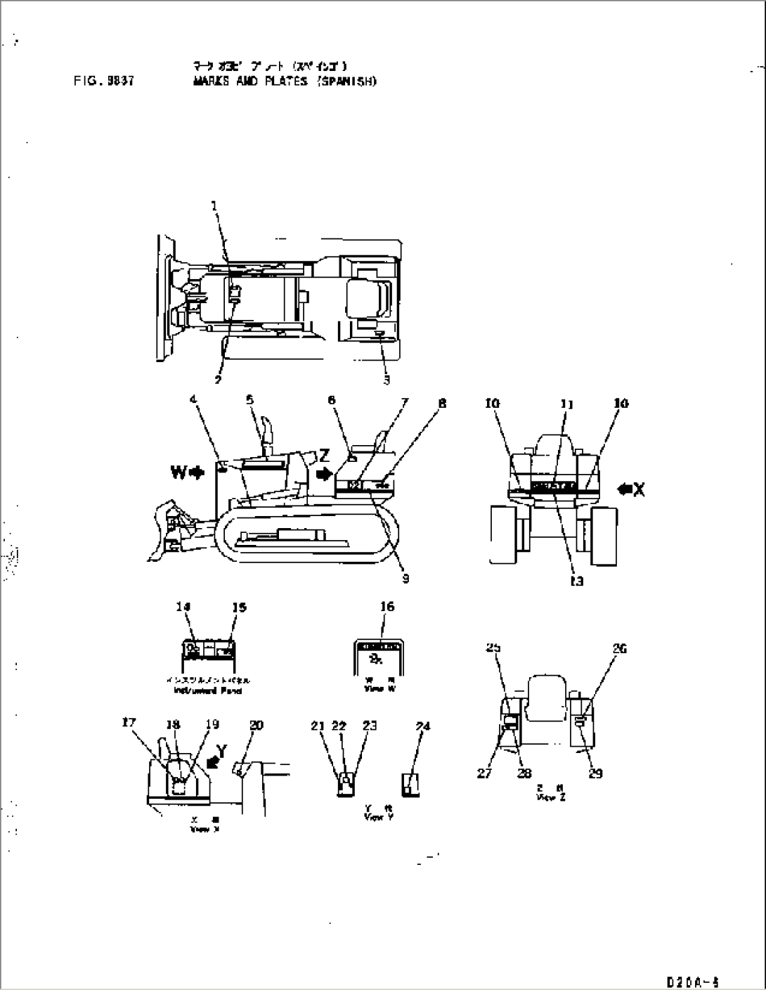 MARKS AND PLATES (SPANISH)