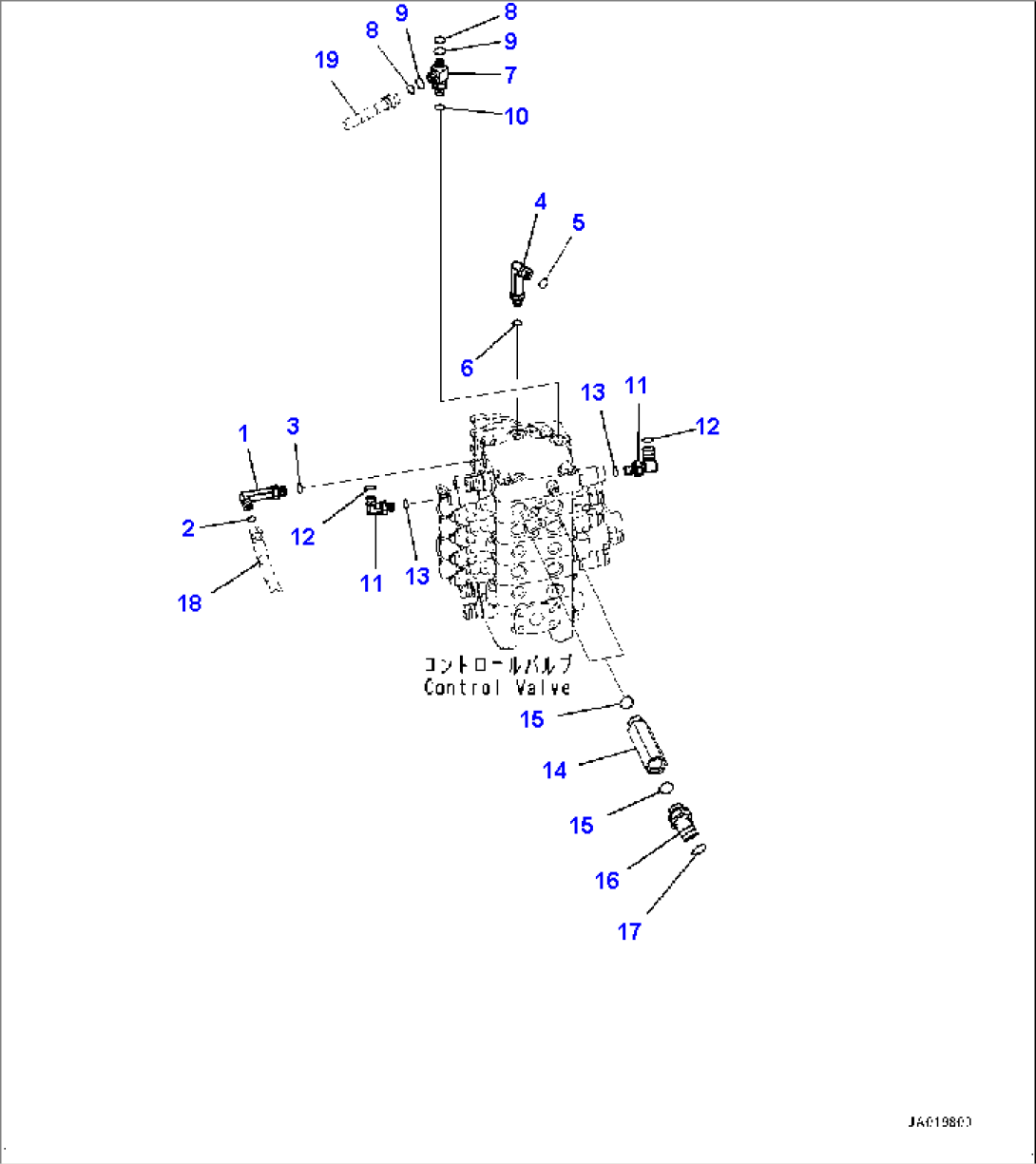Control Valve, Elbow (2/2) (#B60001-)