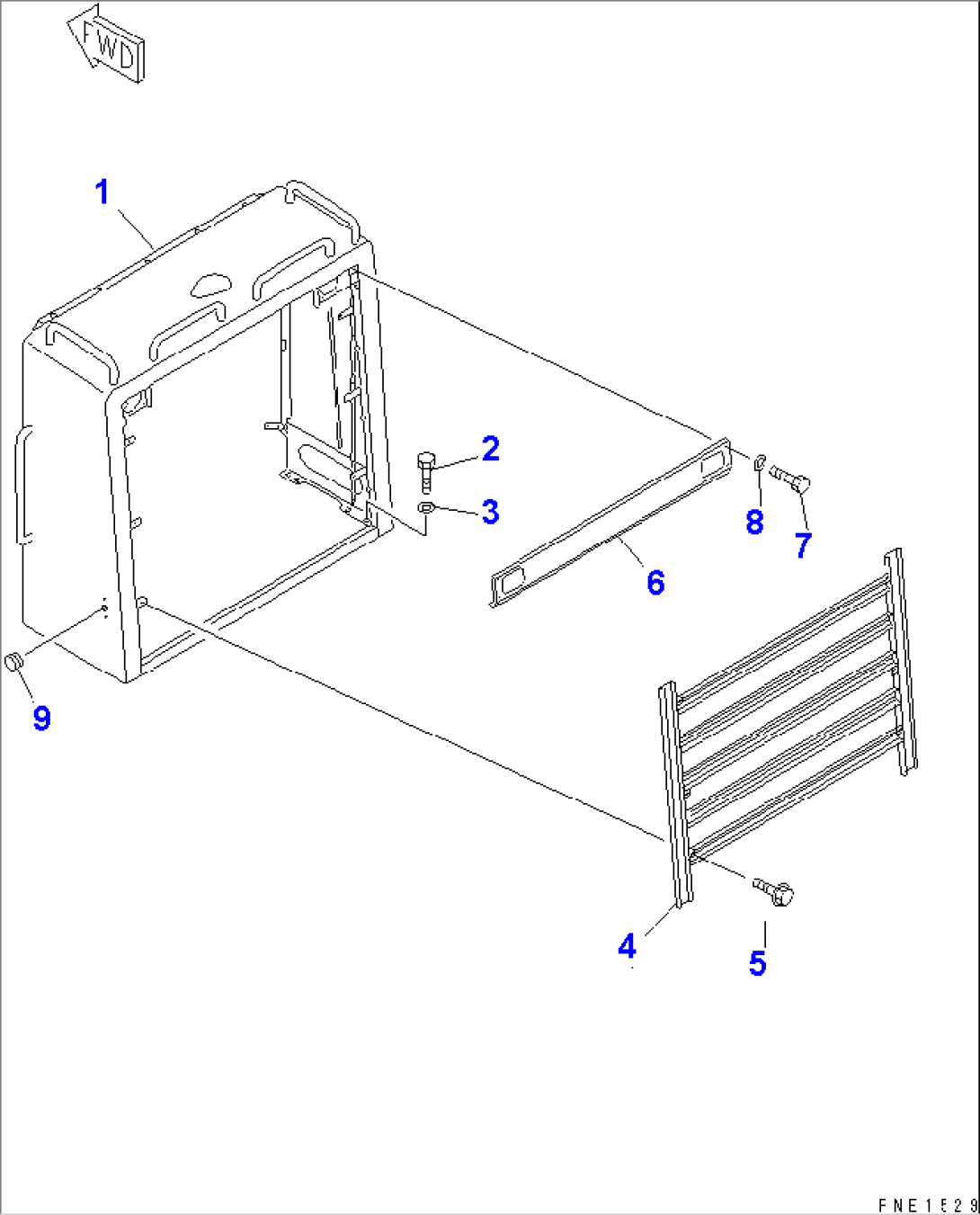 RADIATOR GUARD(#10001-10006)