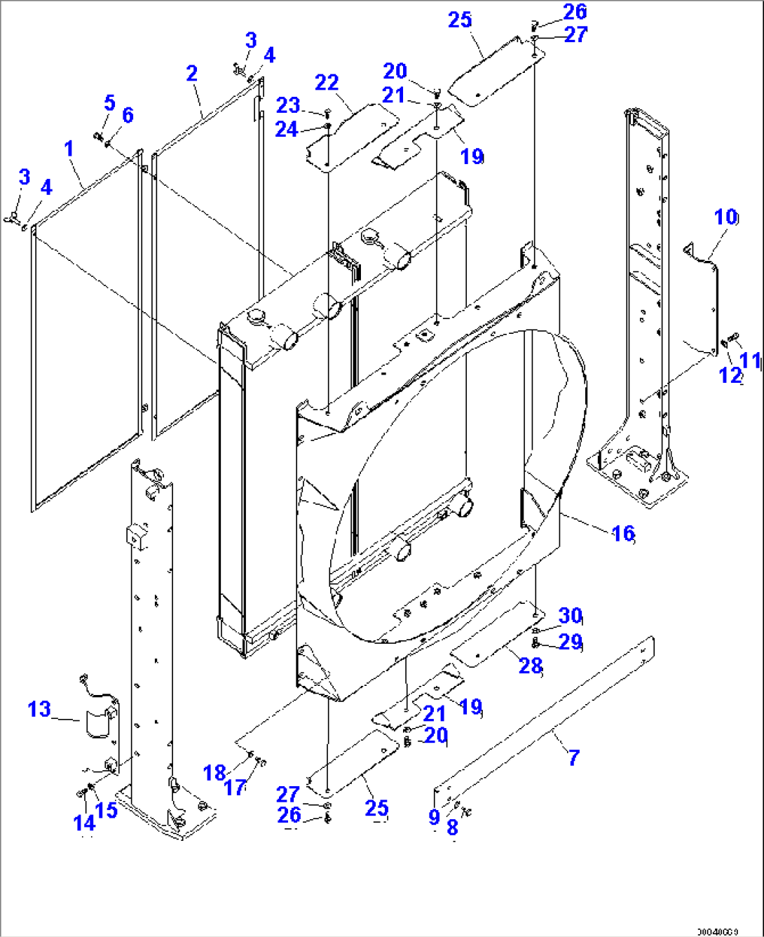 COOLING (SHROUD AND NET)(#30008-55183)
