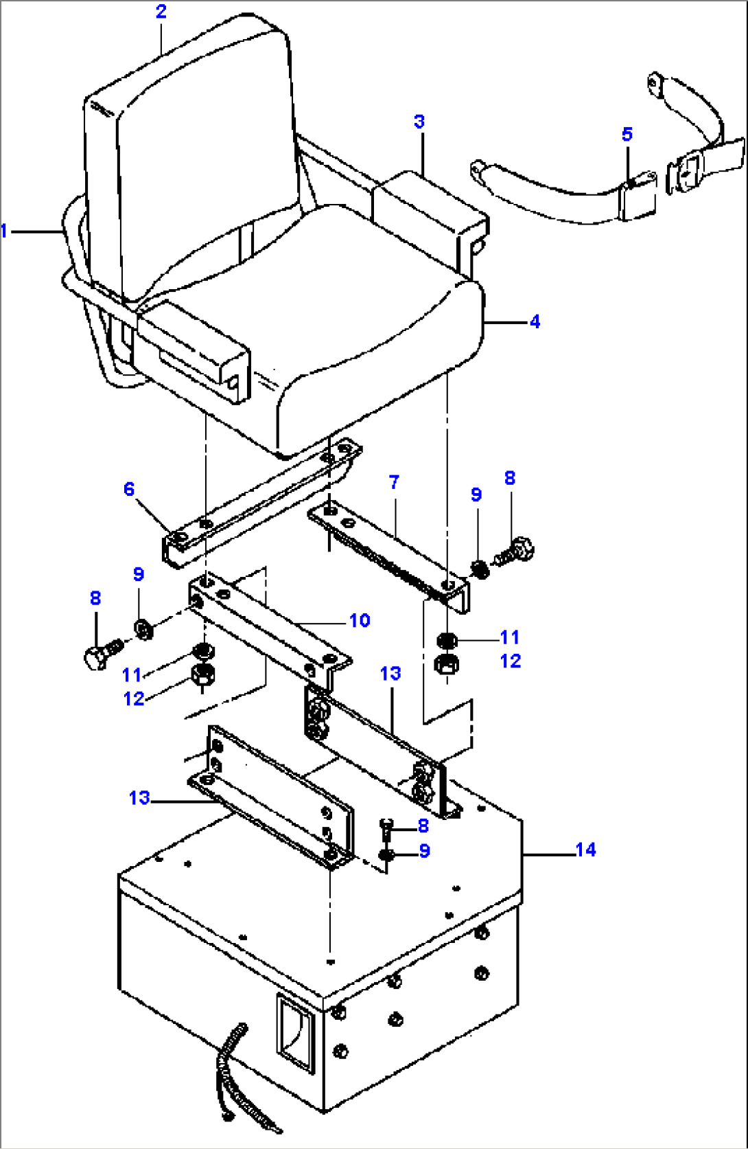 STANDARD SEAT MOUNTING