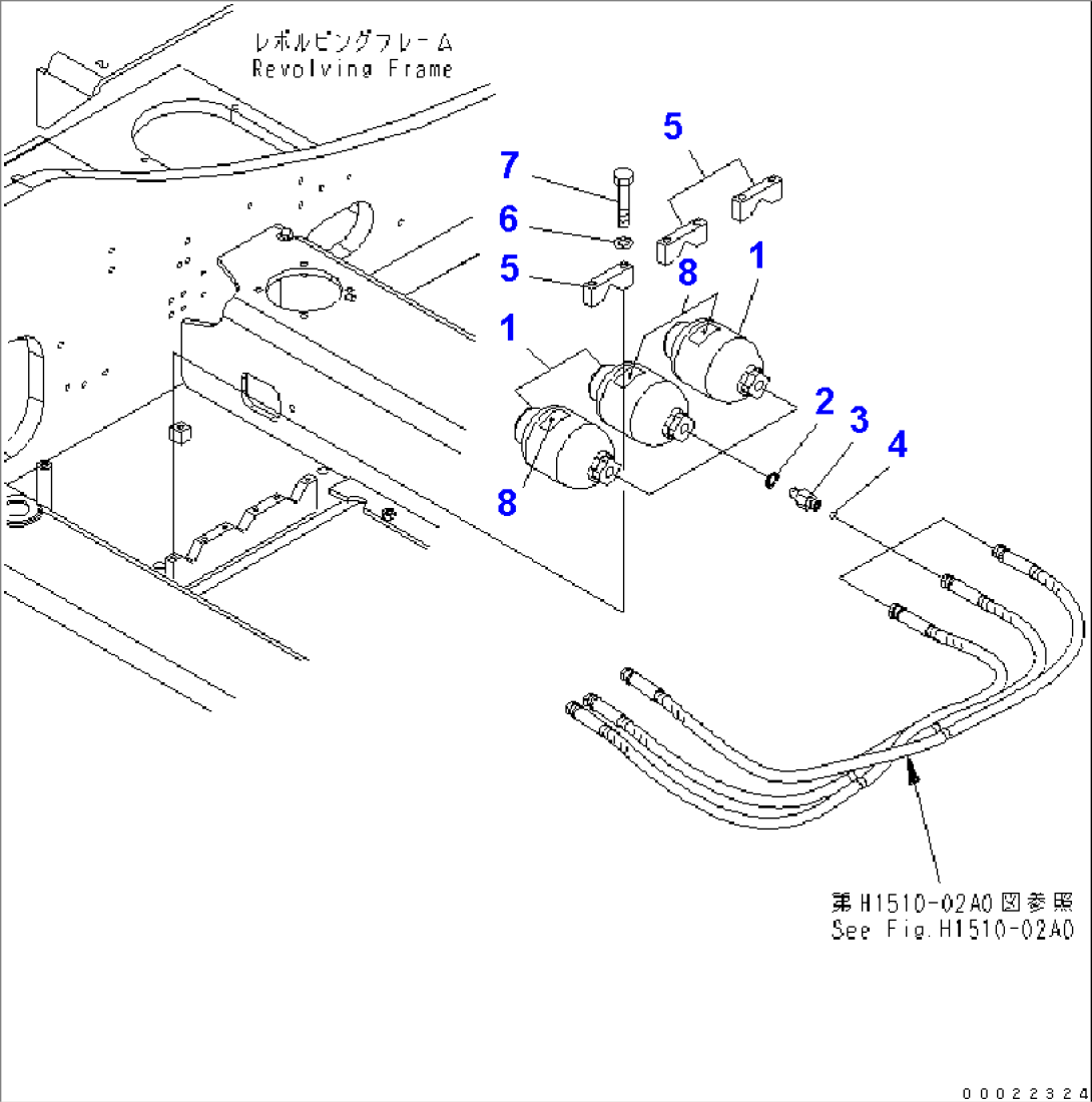 BRAKE LINE (UPPER) (BRAKE ACCUMULATOR)