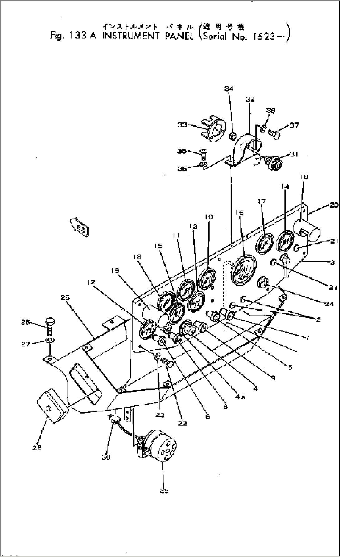 INSTRUMENT PANEL(#1523-)