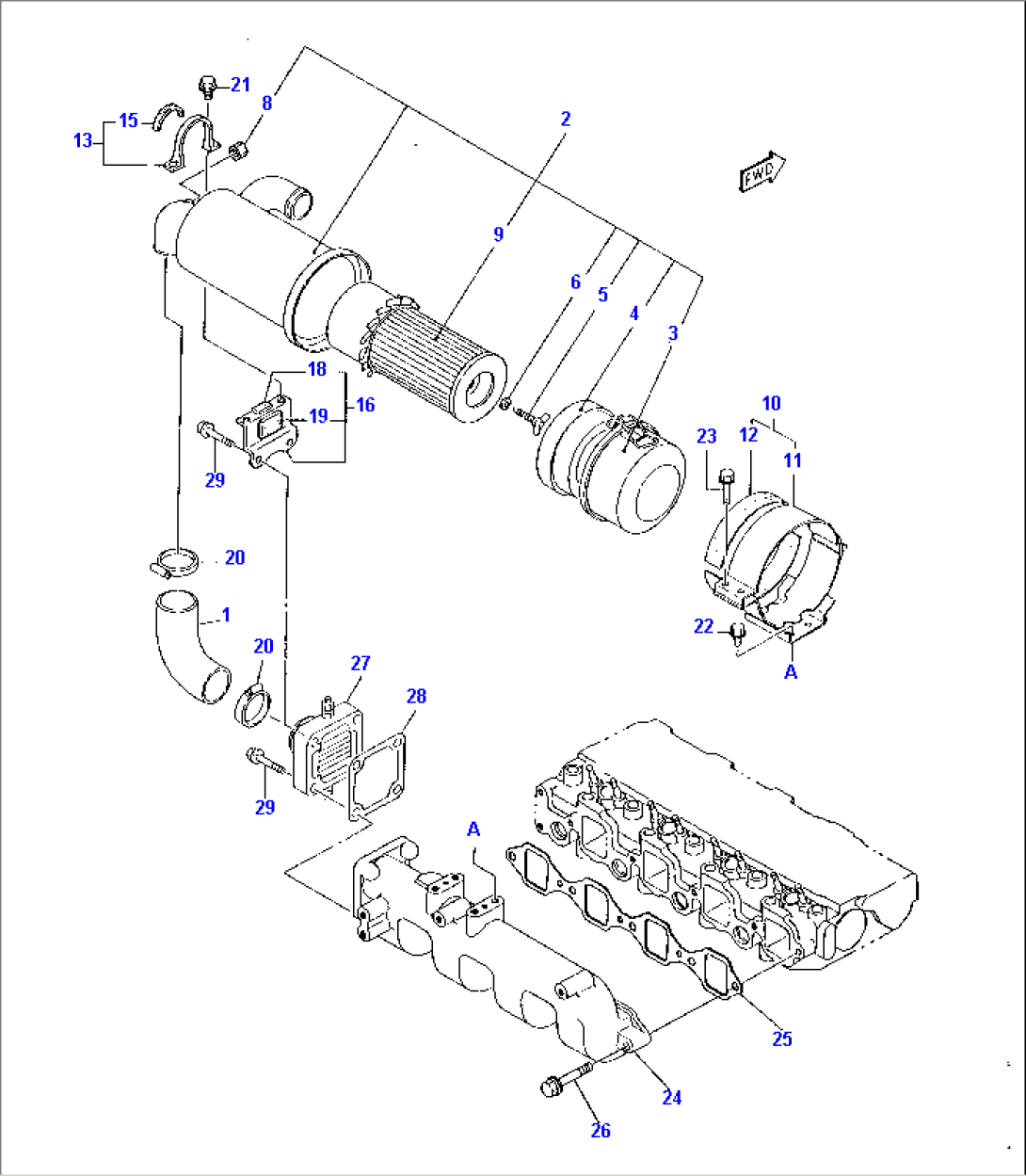 SUCTION MANIFOLD - AIR CLEANER