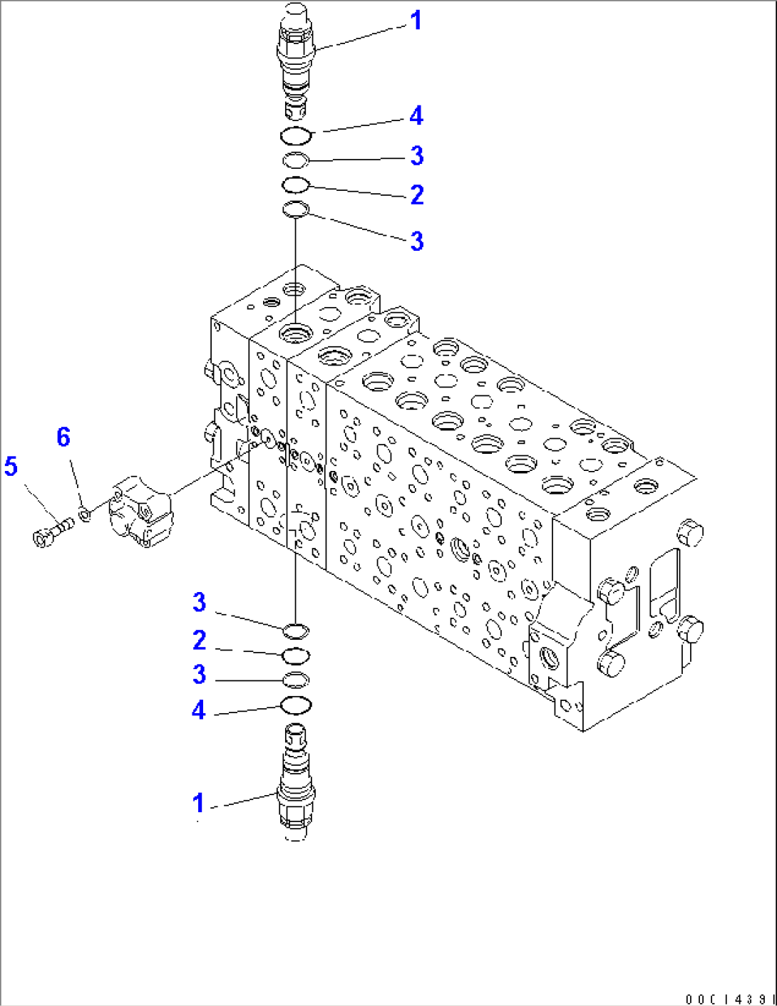 MAIN VALVE (8-SPOOL) (20/21)
