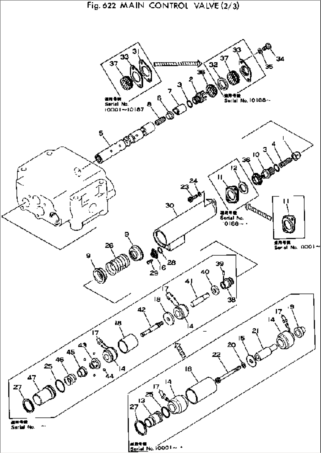 MAIN CONTROL VALVE (2/3)