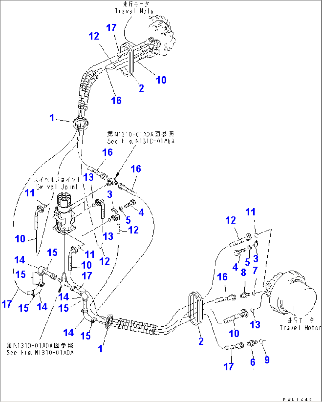 TRAVEL PIPING(#12144-)