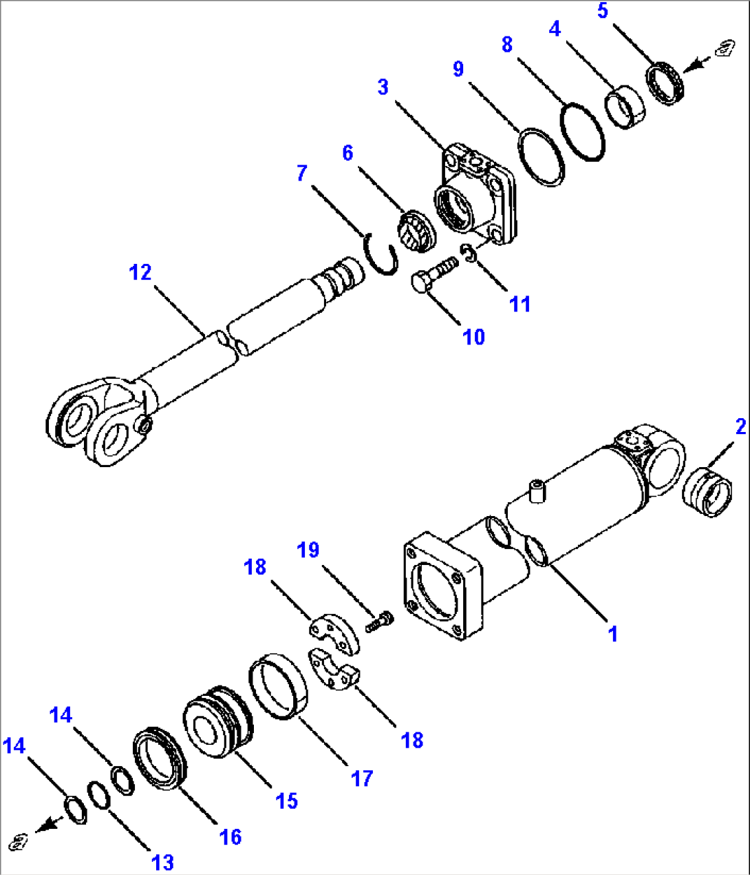 FIG NO. 6301 BOOM CYLINDER