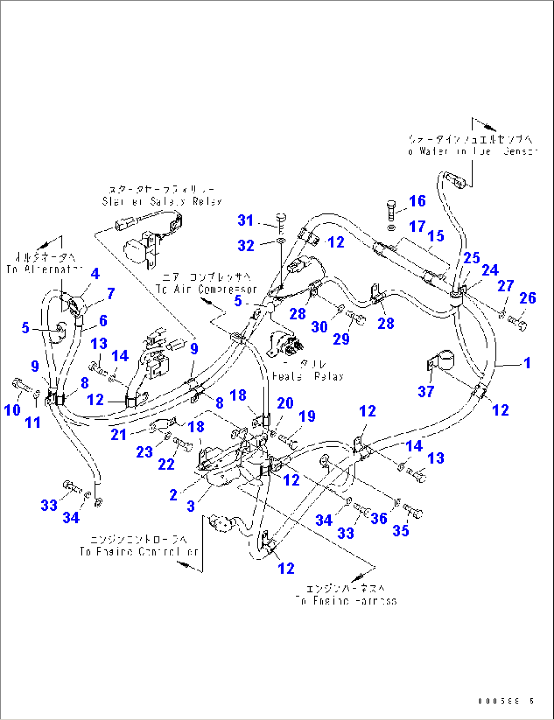 ENGINE WIRING (WIRING HARNESS)