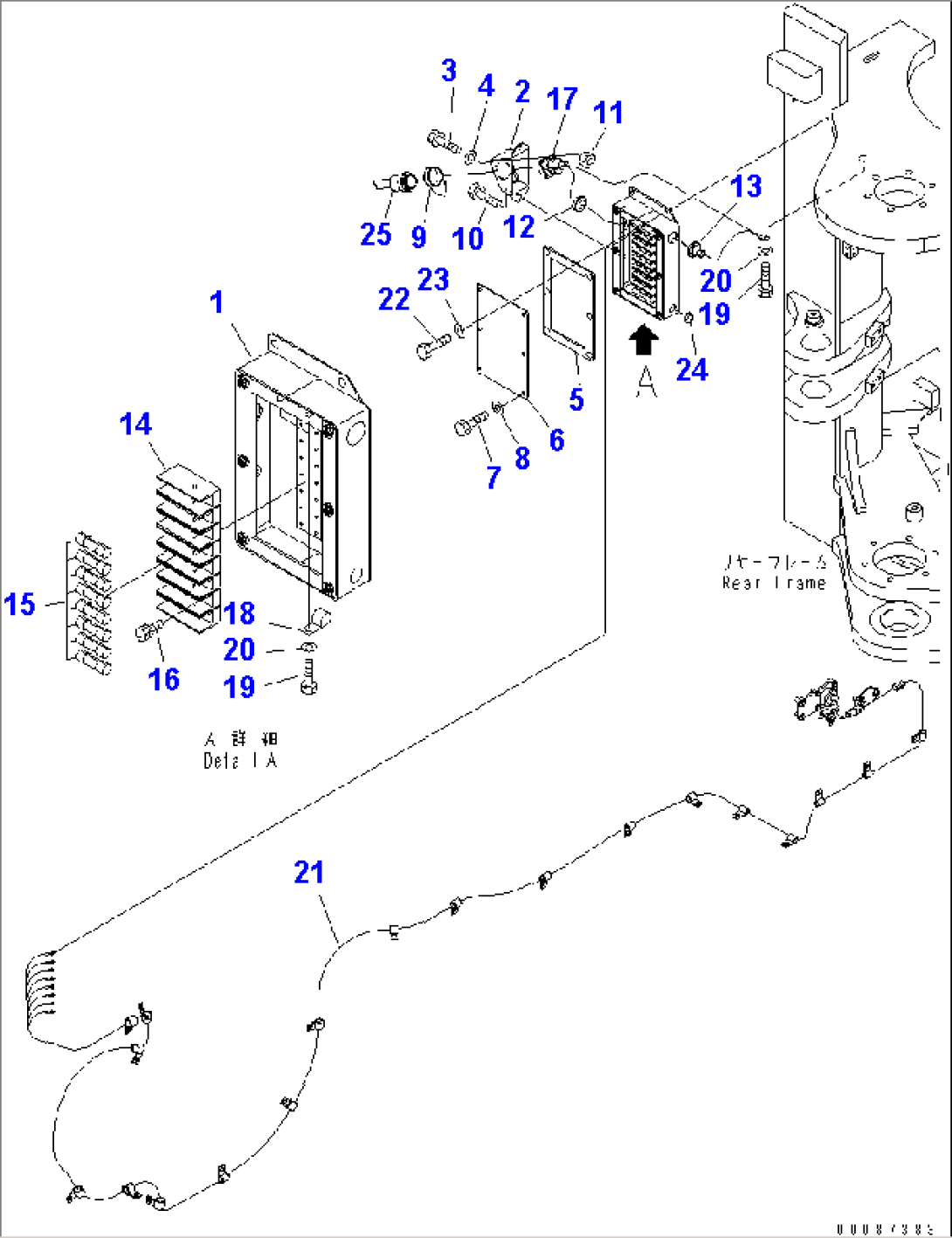 REAR HARNESS (FUSE BOX LINE) (COLD SPEC.)(#55001-)