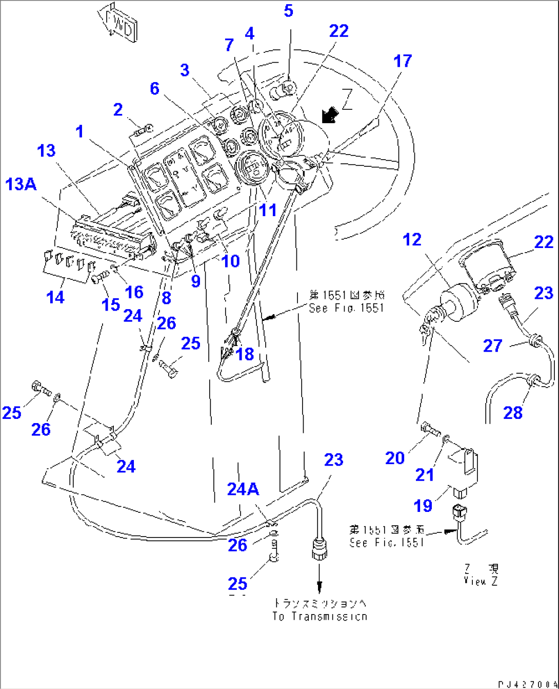 INSTRUMENT PANEL(#20001-)