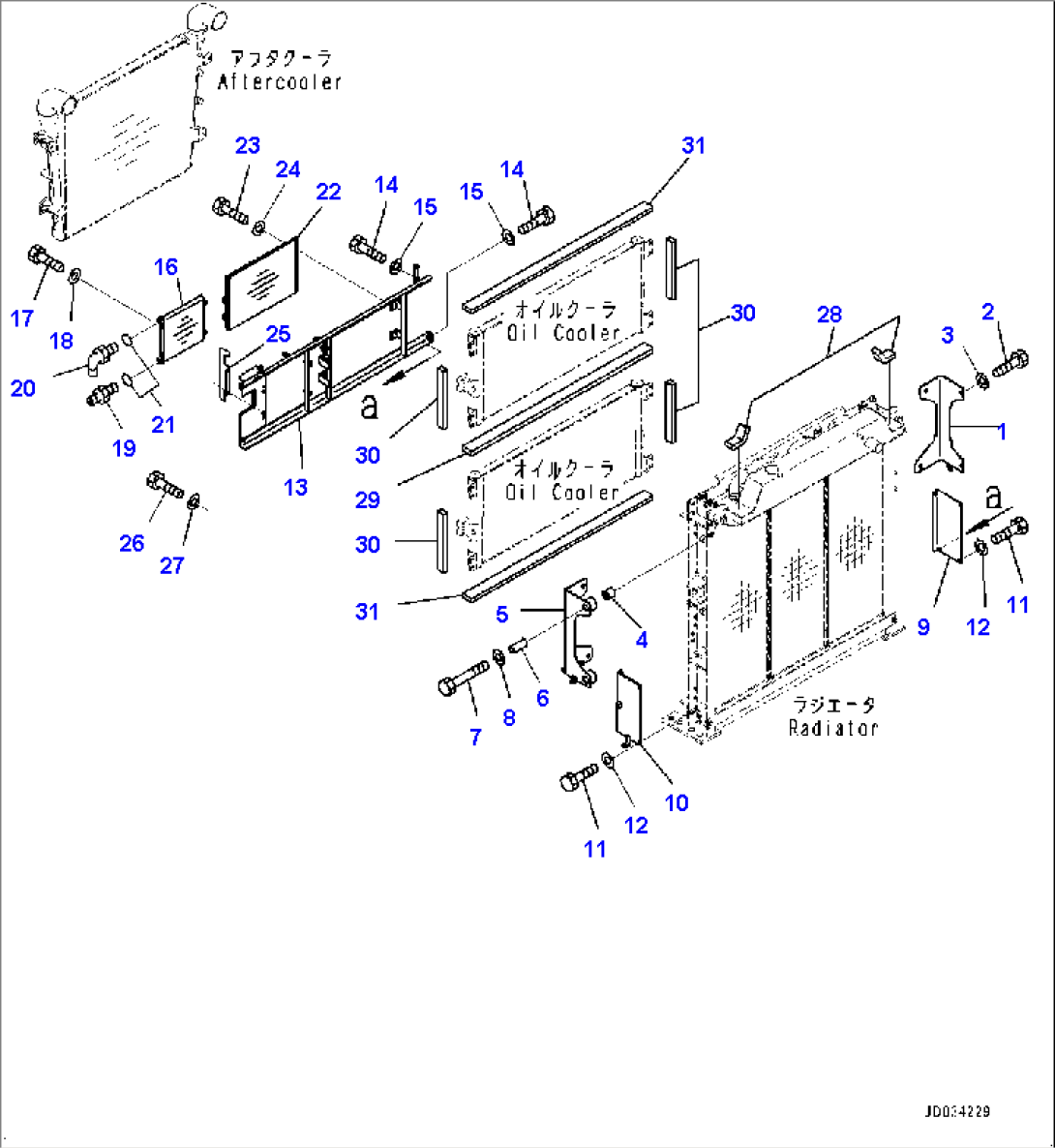 Cooling System, Bracket (#65001-)