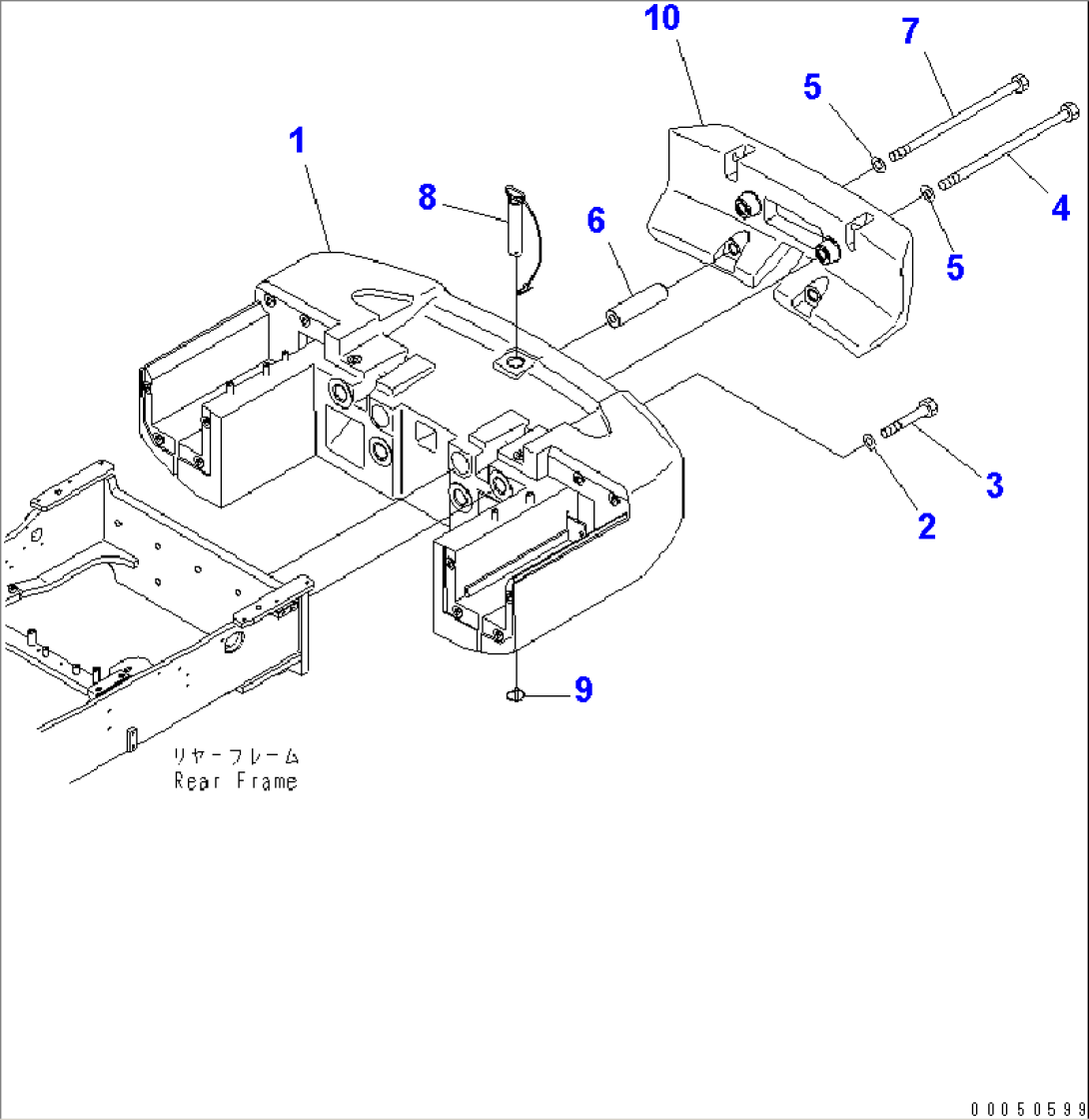 COUNTERWEIGHT (WITH ADDITIONAL WEIGHT) (FOR EXCEPT JAPAN)(#85001-90000)