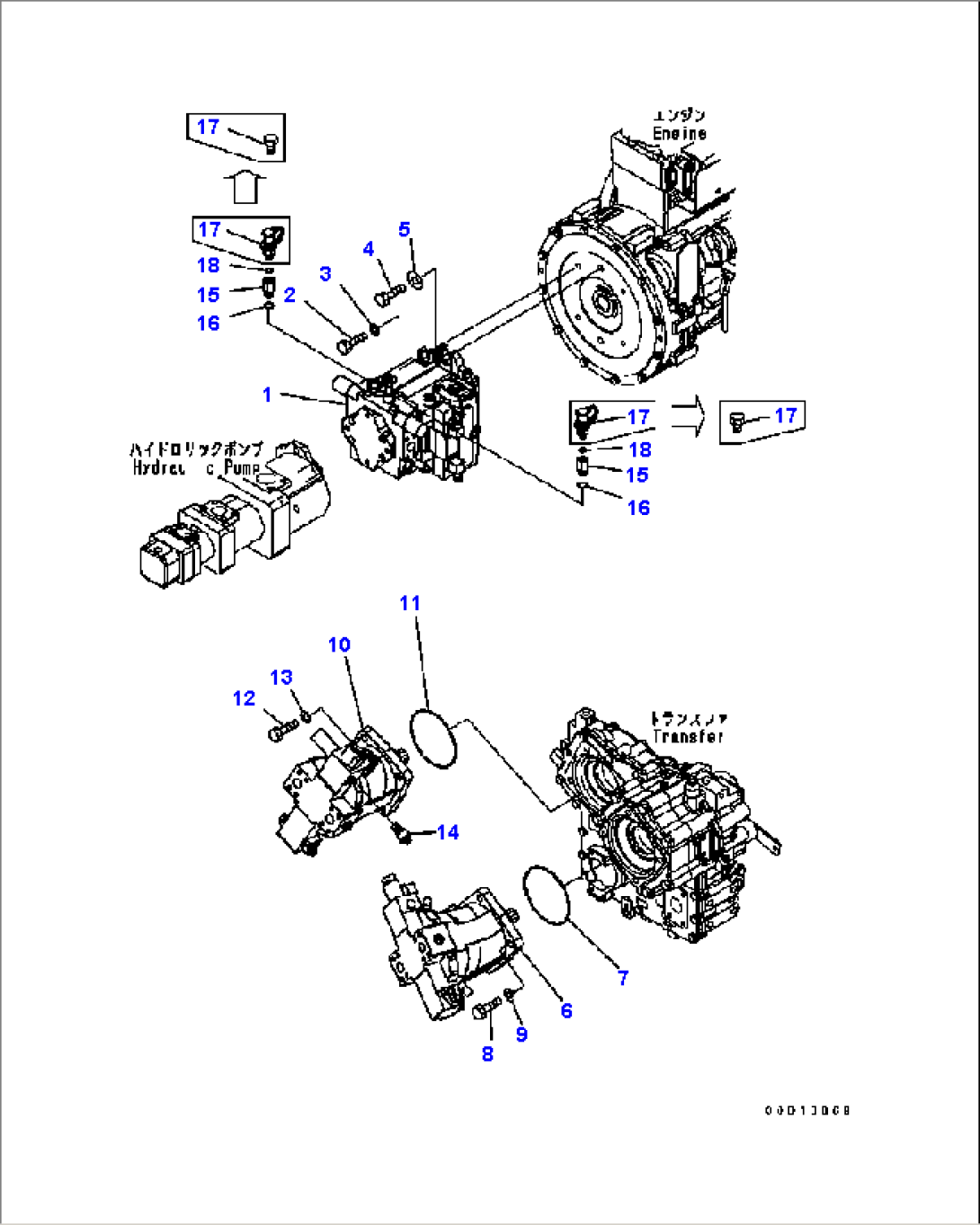 HST PUMP (#B10001-B10320)