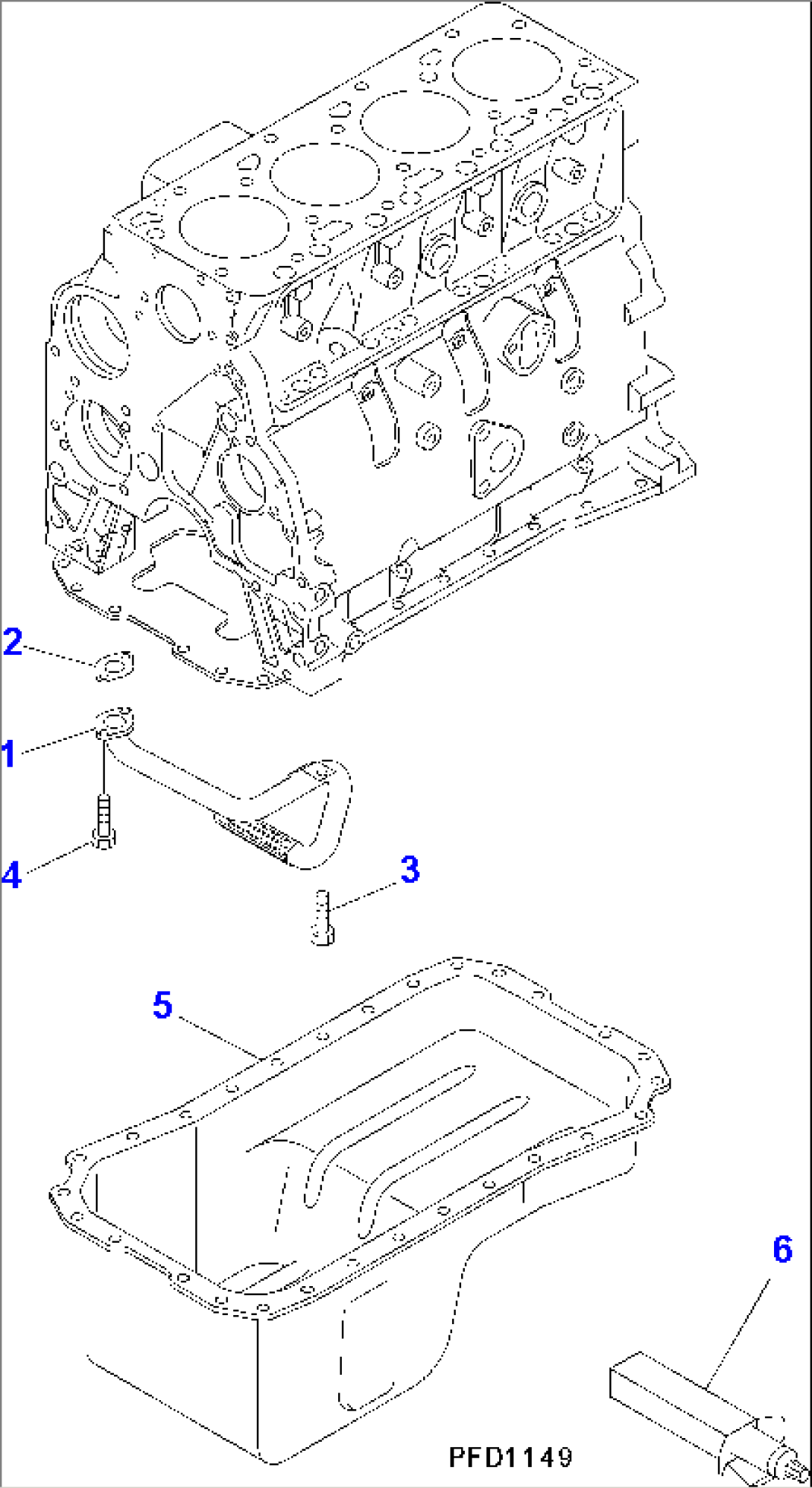 OIL PAN AND SUCTION TUBE