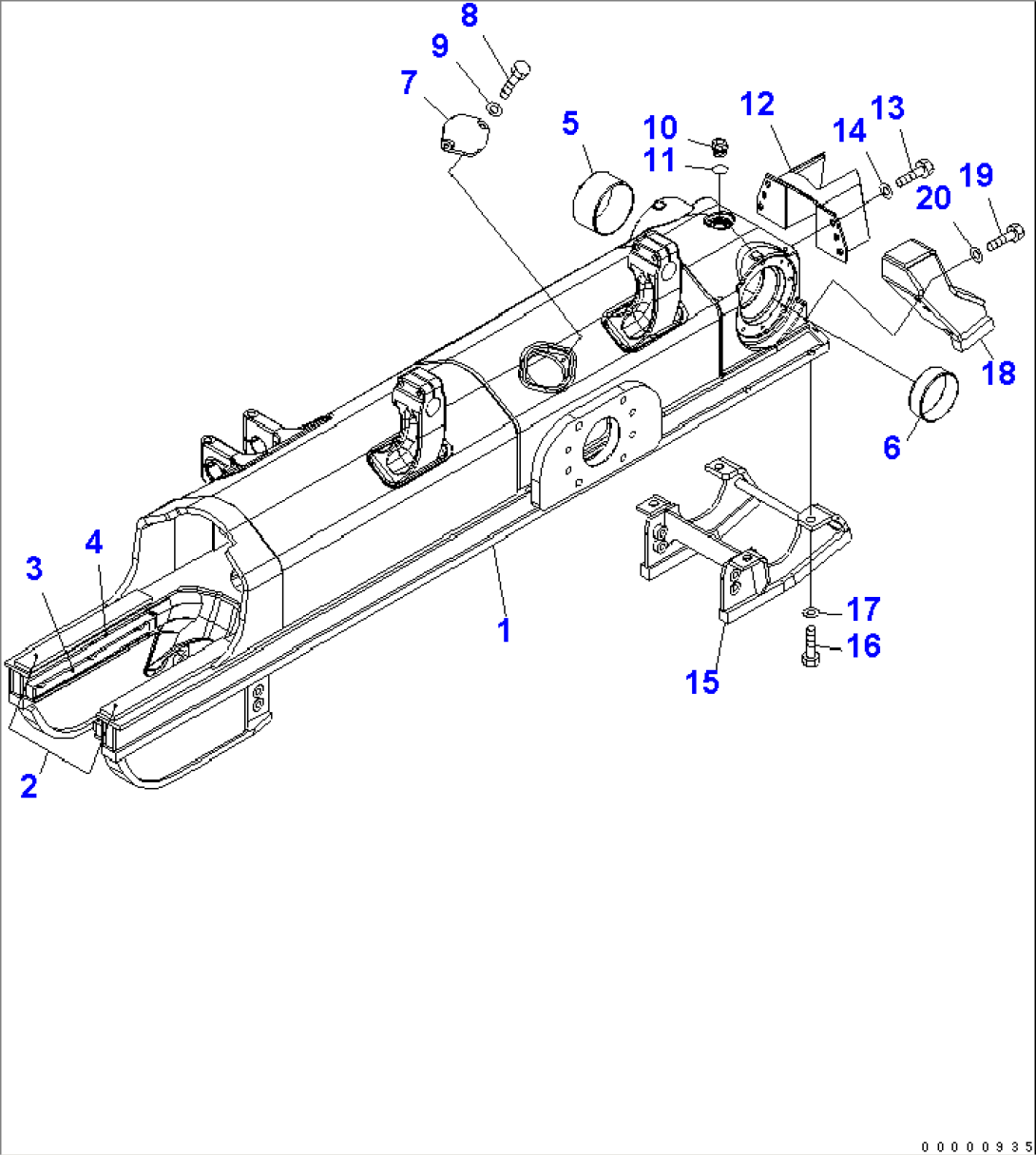 TRACK FRAME (L.H.)