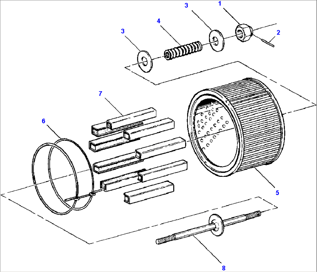 FIG. H0100-02A0 SUCTION OIL STRAINER
