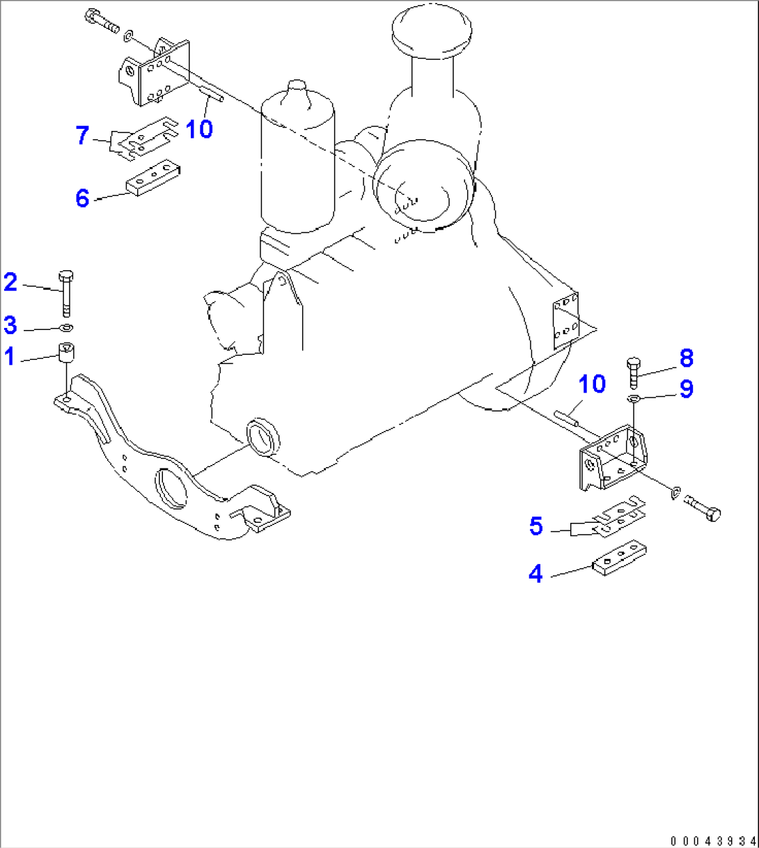 ENGINE MOUNT (FIX)(#37823-)