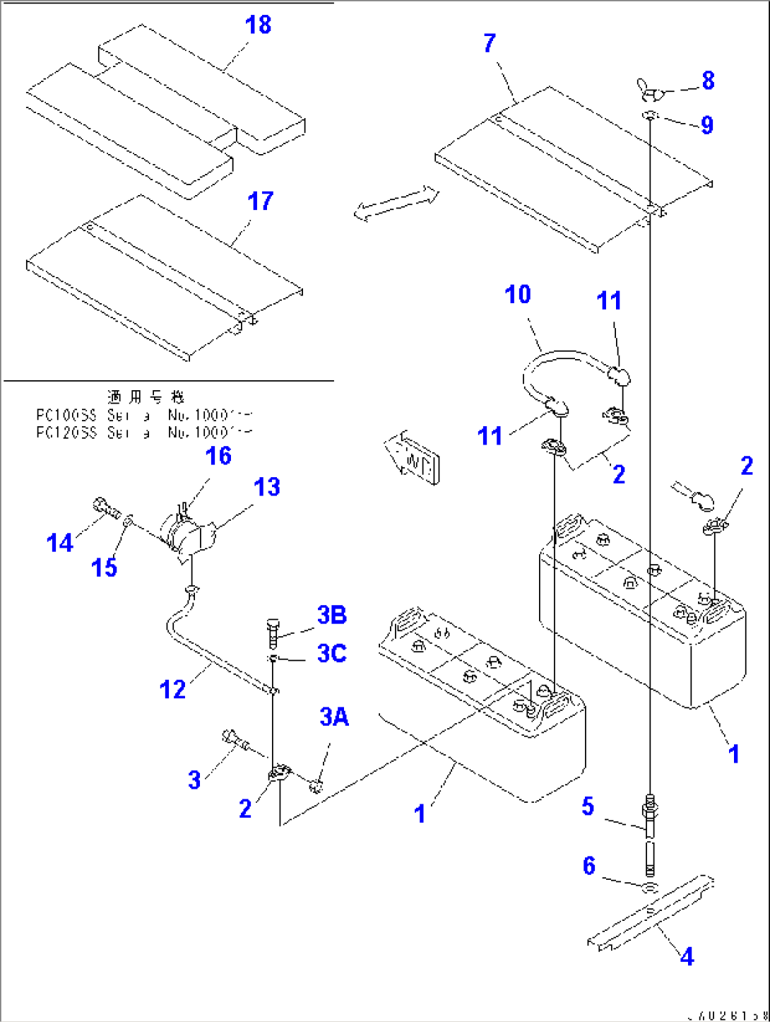 BATTERY AND RELAY SWITCH(#10001-10638)