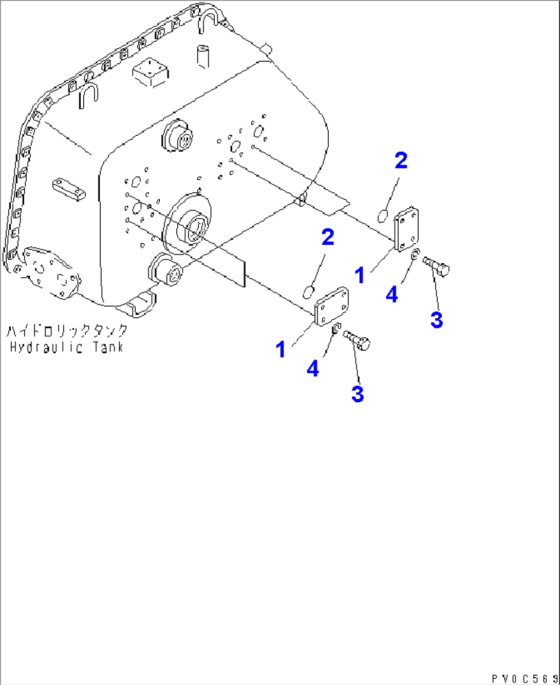 HTDRAULIC TANK (FOR 4V)