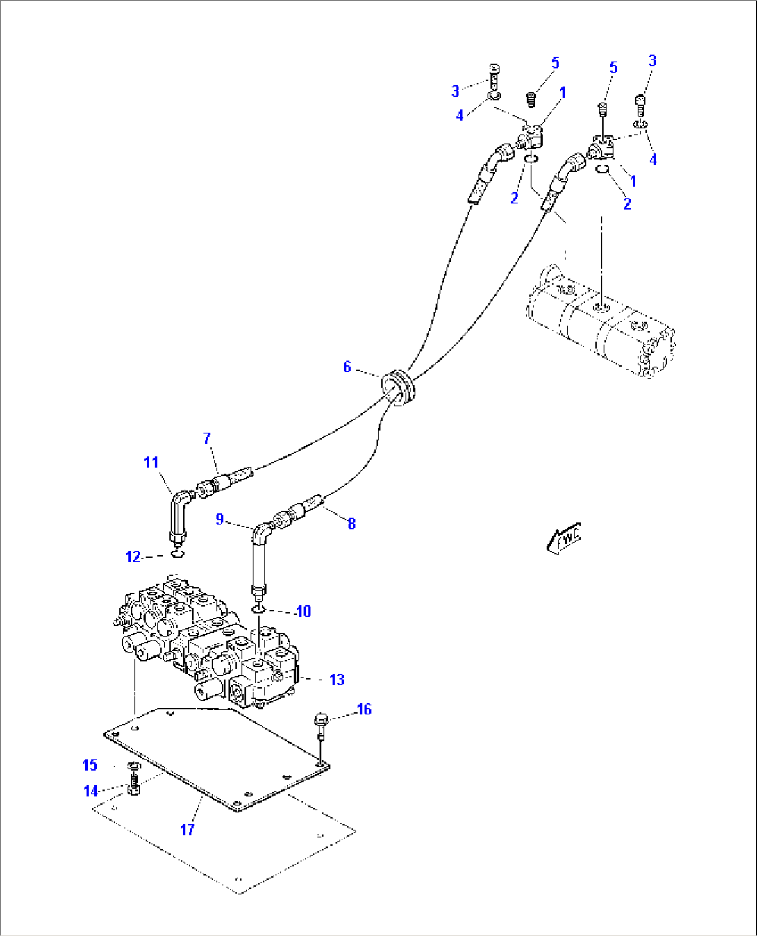 HYDRAULIC PIPING (DELIVERY LINE)