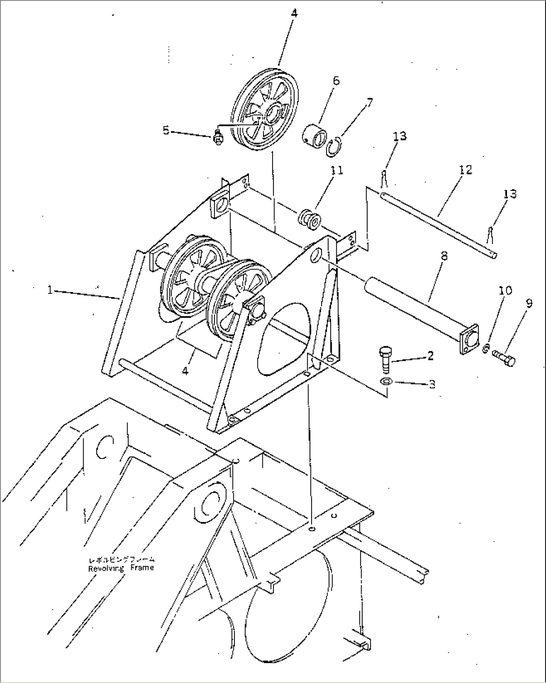 GUIDE SHEAVE (FOR 3RD WINCH)