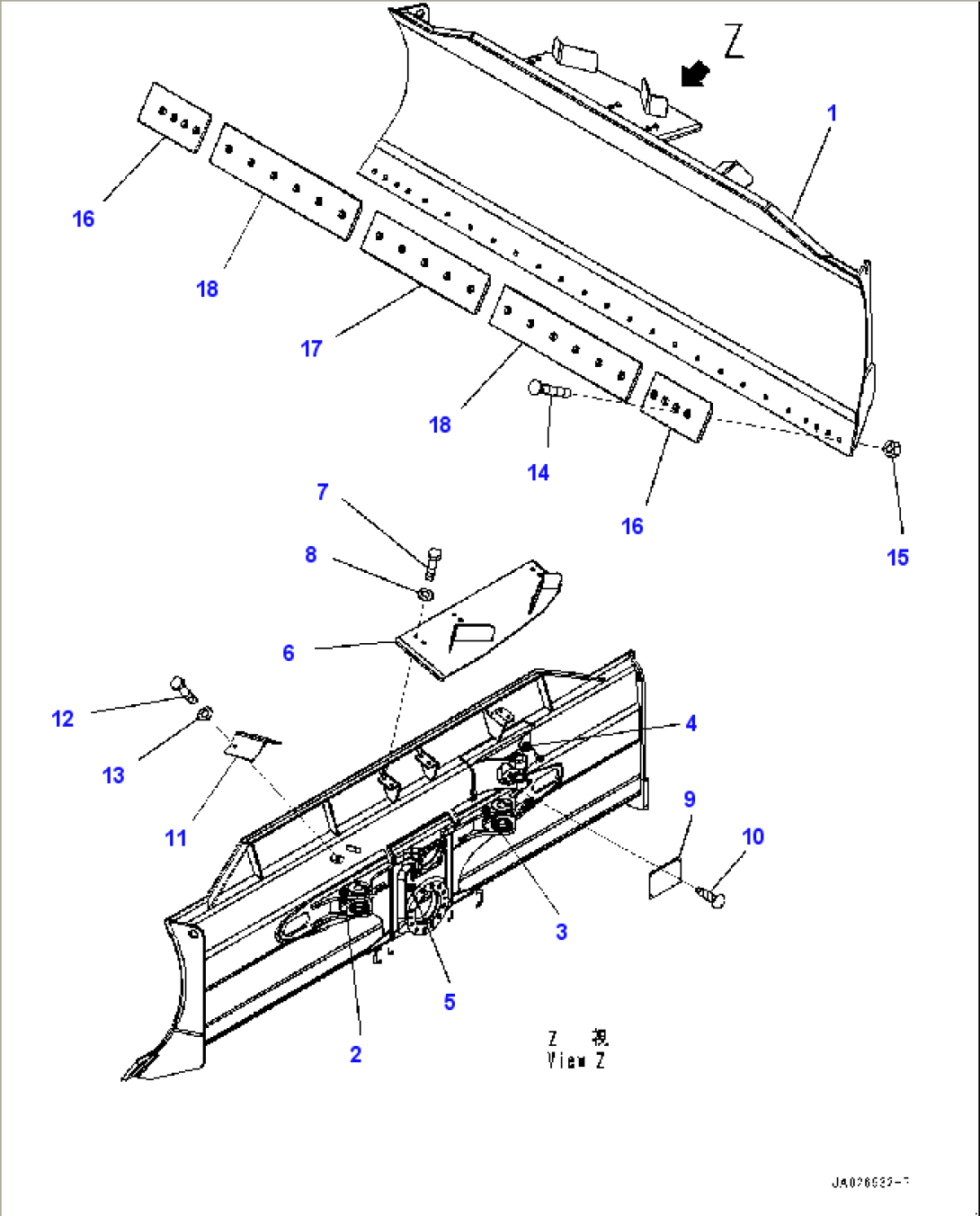 Dozer Blade (#10001-)