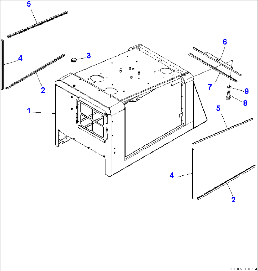 HOOD (ENGINE HOOD) (SUPPER SILENT SPEC.)