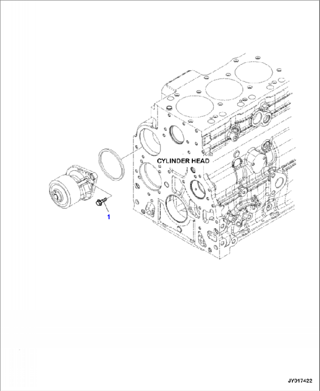 AWP00-001001 WATER PUMP MOUNTING