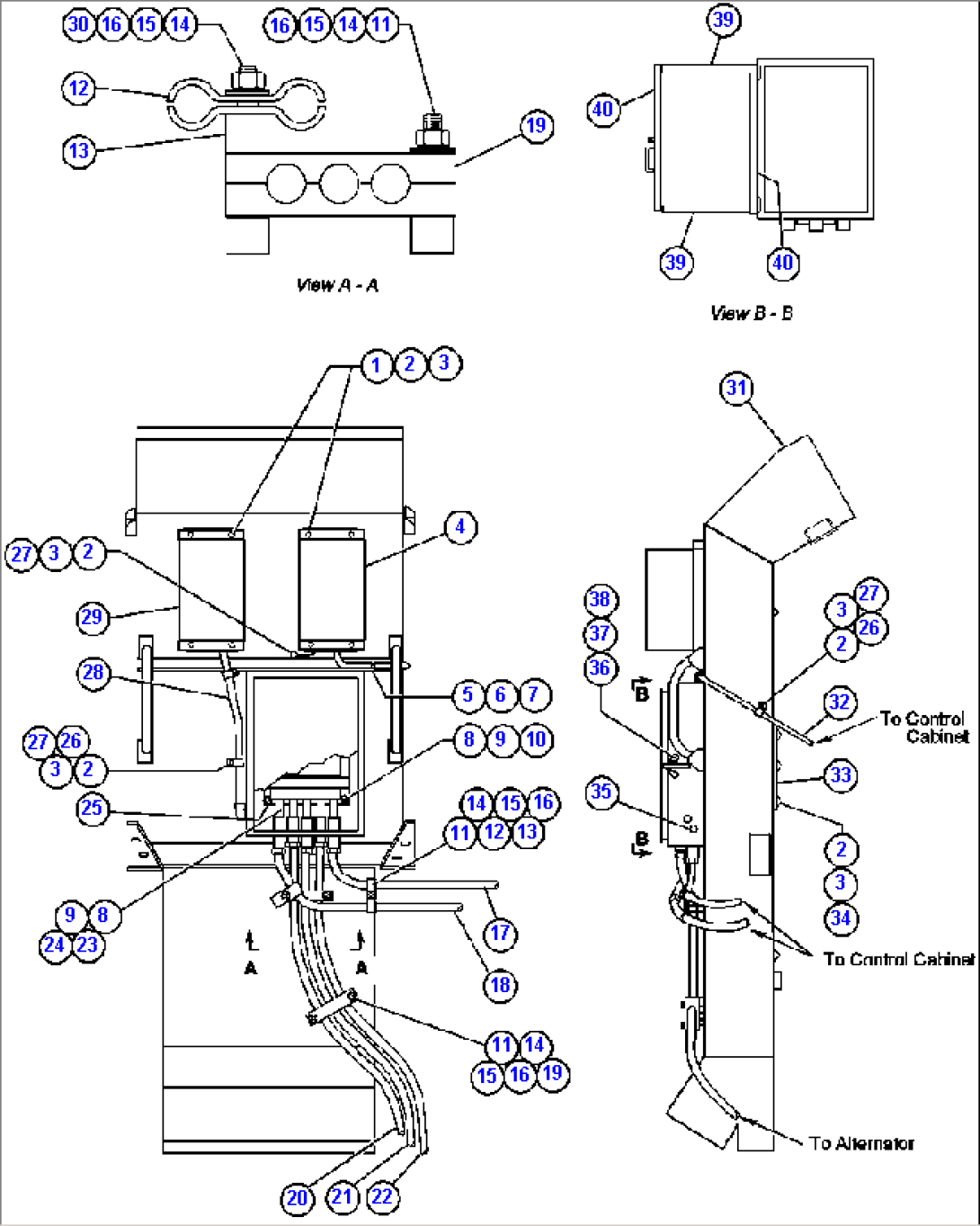 BLOWER INLET WIRING INSTL