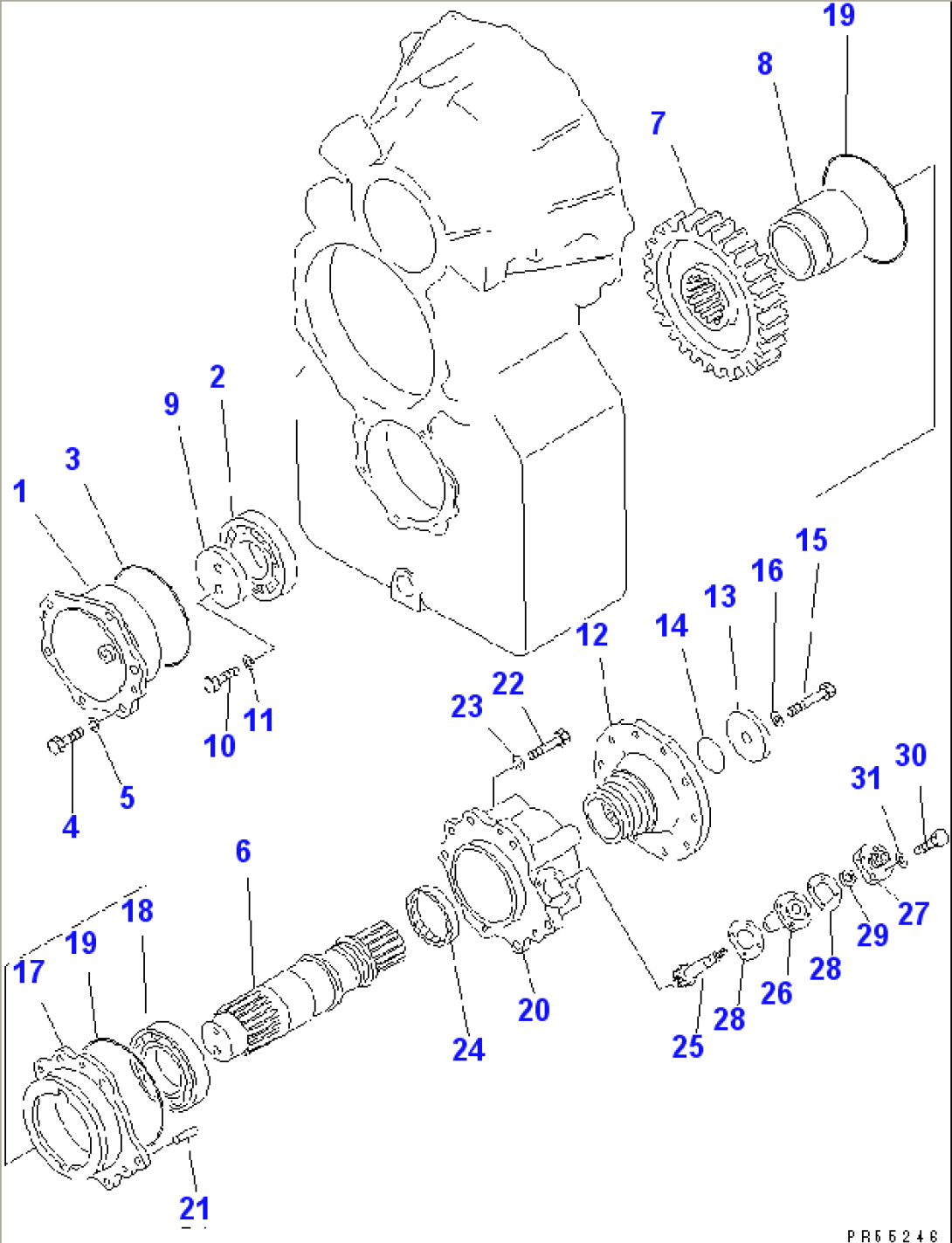 TRANSMISSION (OUTPUT SHAFT) (2/2)